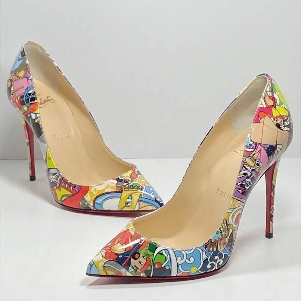 Christian Louboutin Pigalle Follies Print Pumps